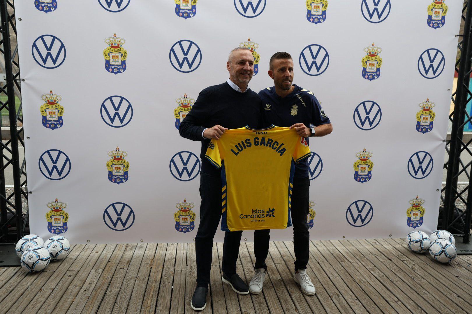 Luis García ya ejerce como entrenador de la UD Las Palmas