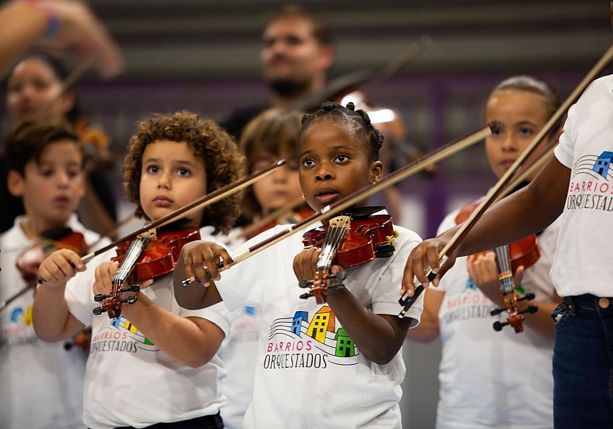 Imagen de archivo de un concierto de Barrios Orquestados.