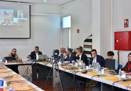 Reunión del Consejo Social de la ULPGC este curso.