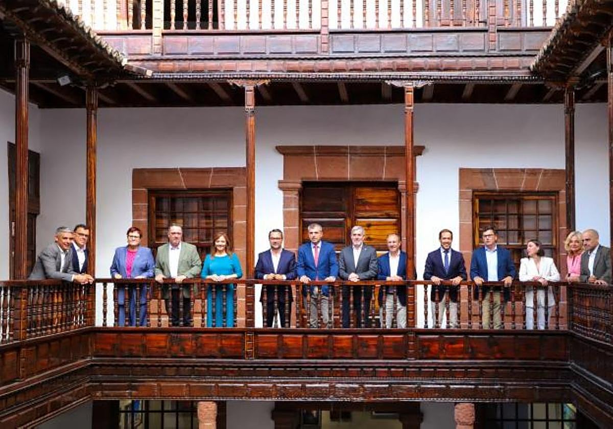 El Conseo de Gobierno celebró este jueves una reunión en la isla de La Palmas.