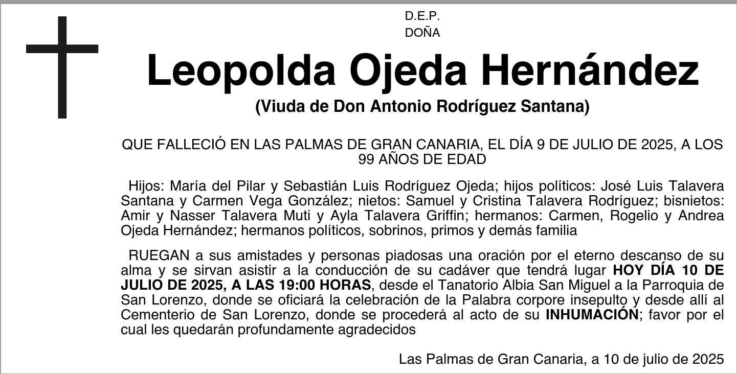 Leopolda Ojeda Hernández