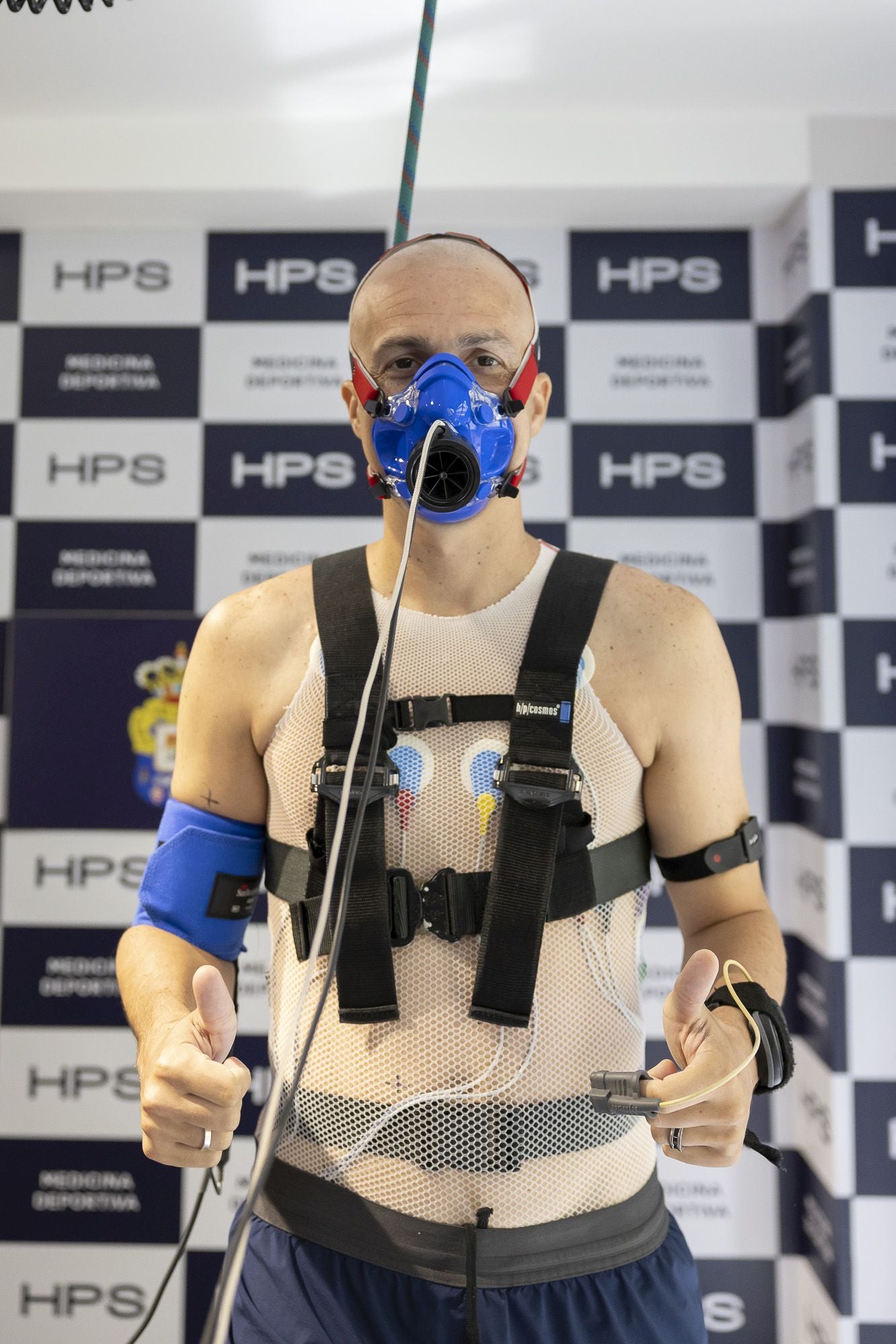 Kirian Rodríguez, jugador UD Las Palmas durante el reconocimiento en HPS.