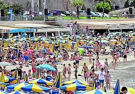 Imagen de archivo de la playa de Amadores.