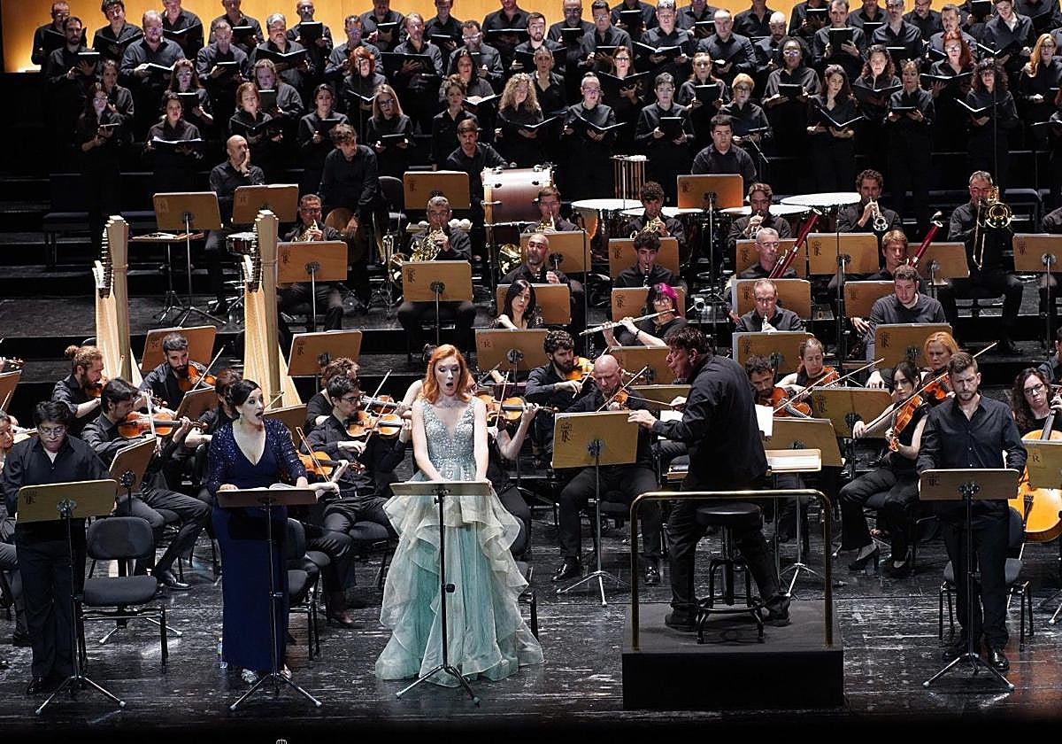 Un momento de la versión concierto desarrollada en el Teatro Real de Madrid.