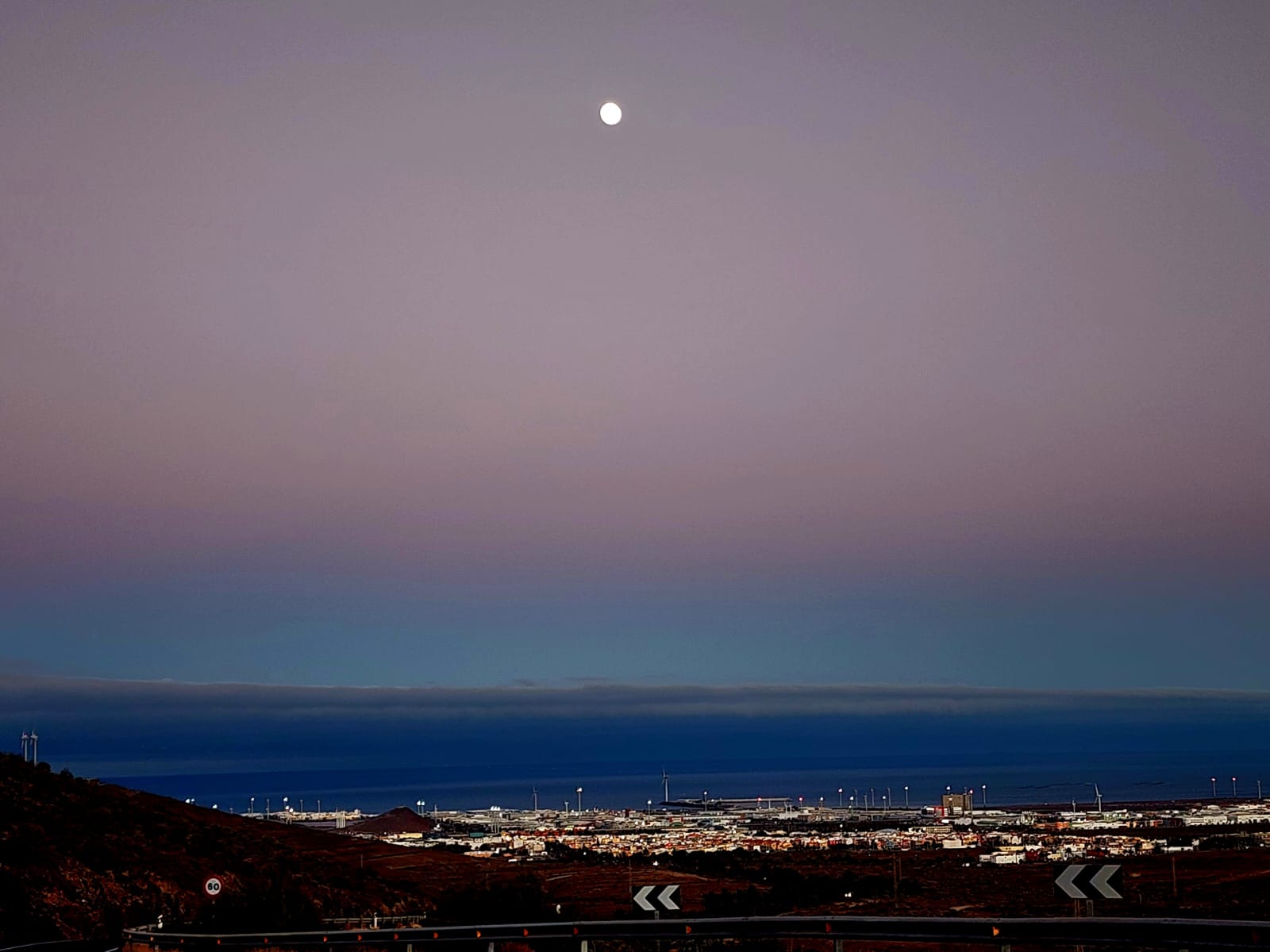 Vistas al mar desde Arinaga.