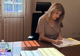 La vicepresidenta del Cabildo de Lanzarote y presidenta de la Red Tributaria Lanzarote, María Jesús Tovar.