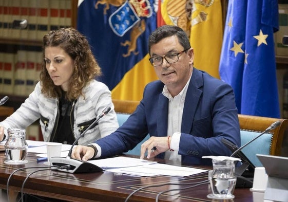 El consejero de Obras Públicas del Gobierno de Canarias, Pablo Rodríguez.