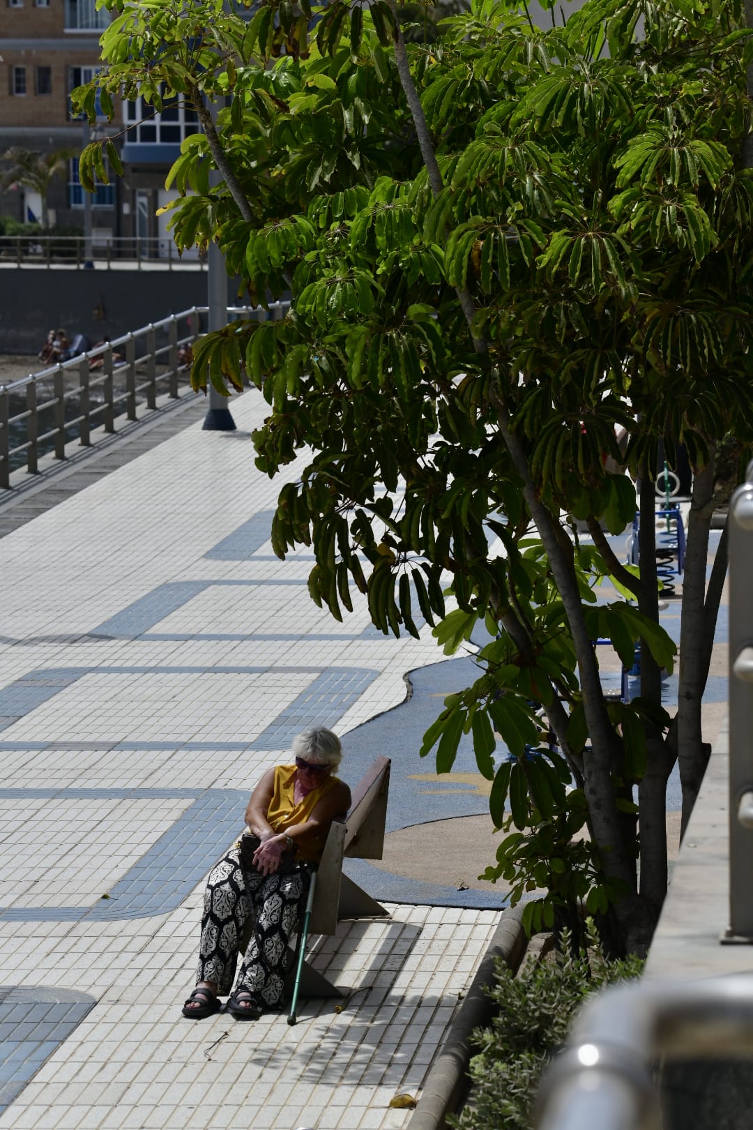 El intenso sol y calor se hacen sentir en Gran Canaria