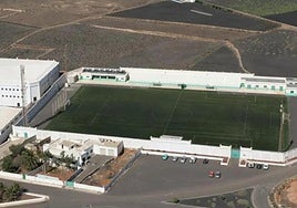 Vista de la zona deportiva de Teguise.