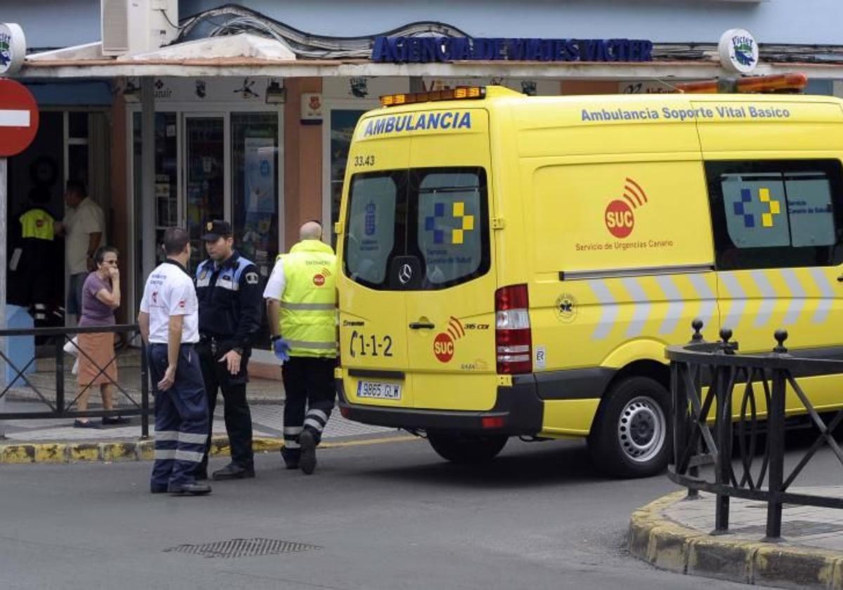 Ambulancia del SUC.