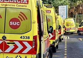 Foto archivo de ambulancias.