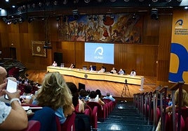 Reunión del Claustro de la ULPGC este martes.