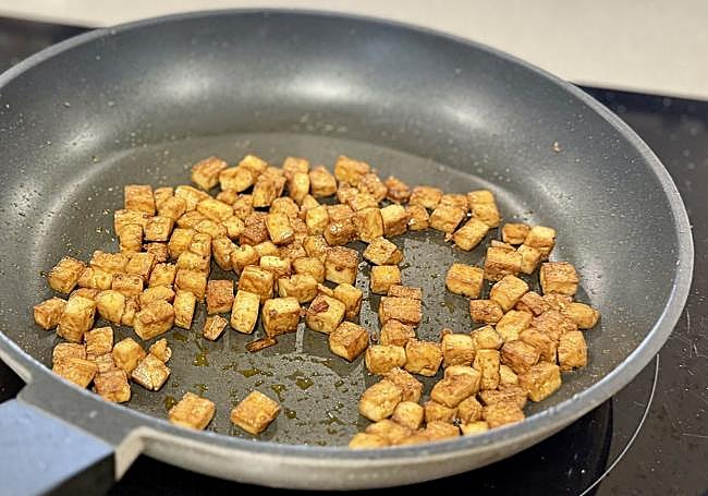 Salteamos el tofu
