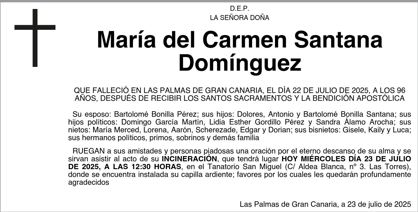 María del Carmen Santana Domínguez