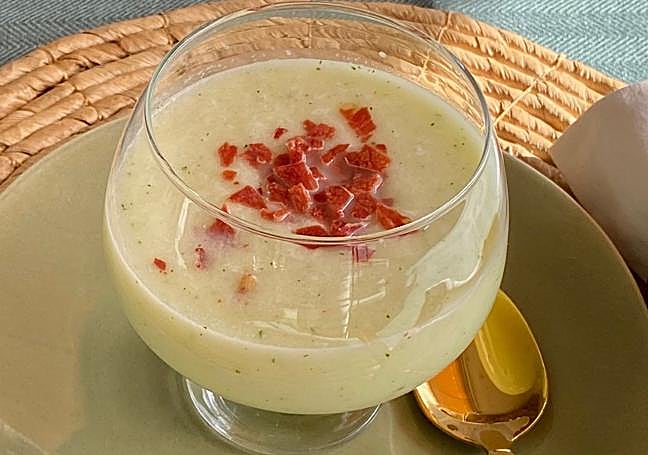 Sopa fría de melón