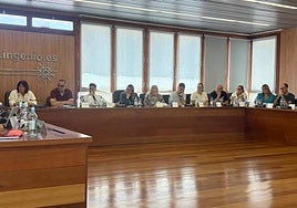 Imagen de archivo de la celebración de un Pleno en Ingenio.