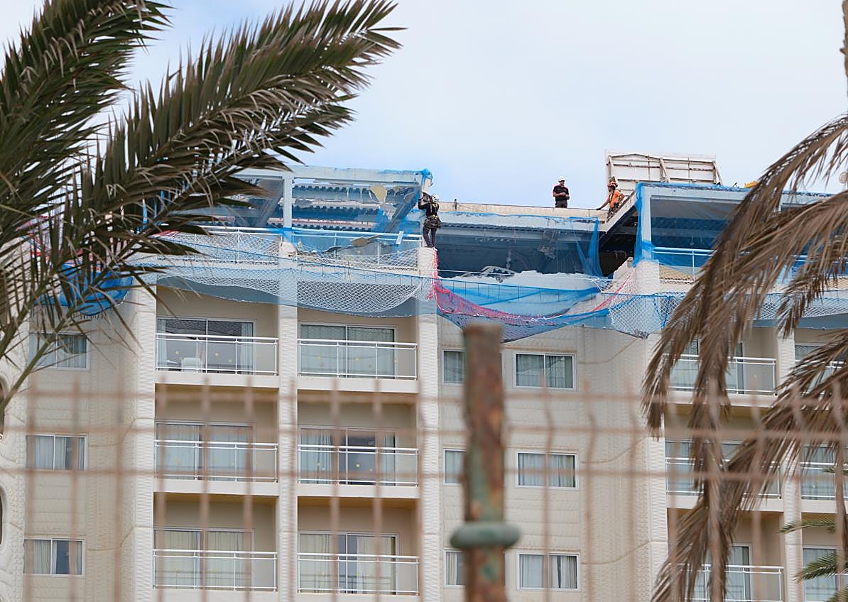 Imagen secundaria 1 - Las obras continuarán al menos hasta mediados de agosto.