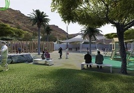 Recreación del futuro parque de Las Charcas incluida en el proyecto.
