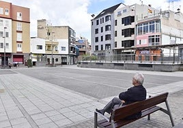 Plaza del Pilar en el barrio de Guanarteme.
