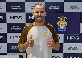 Jesé Rodríguez, este viernes, en los reconocimientos médicos en el Perpetuo Socorro.