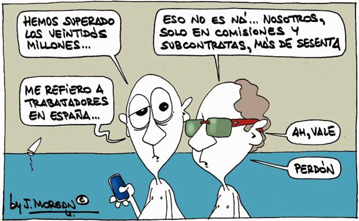 La viñeta de Morgan de este domingo 27 de julio