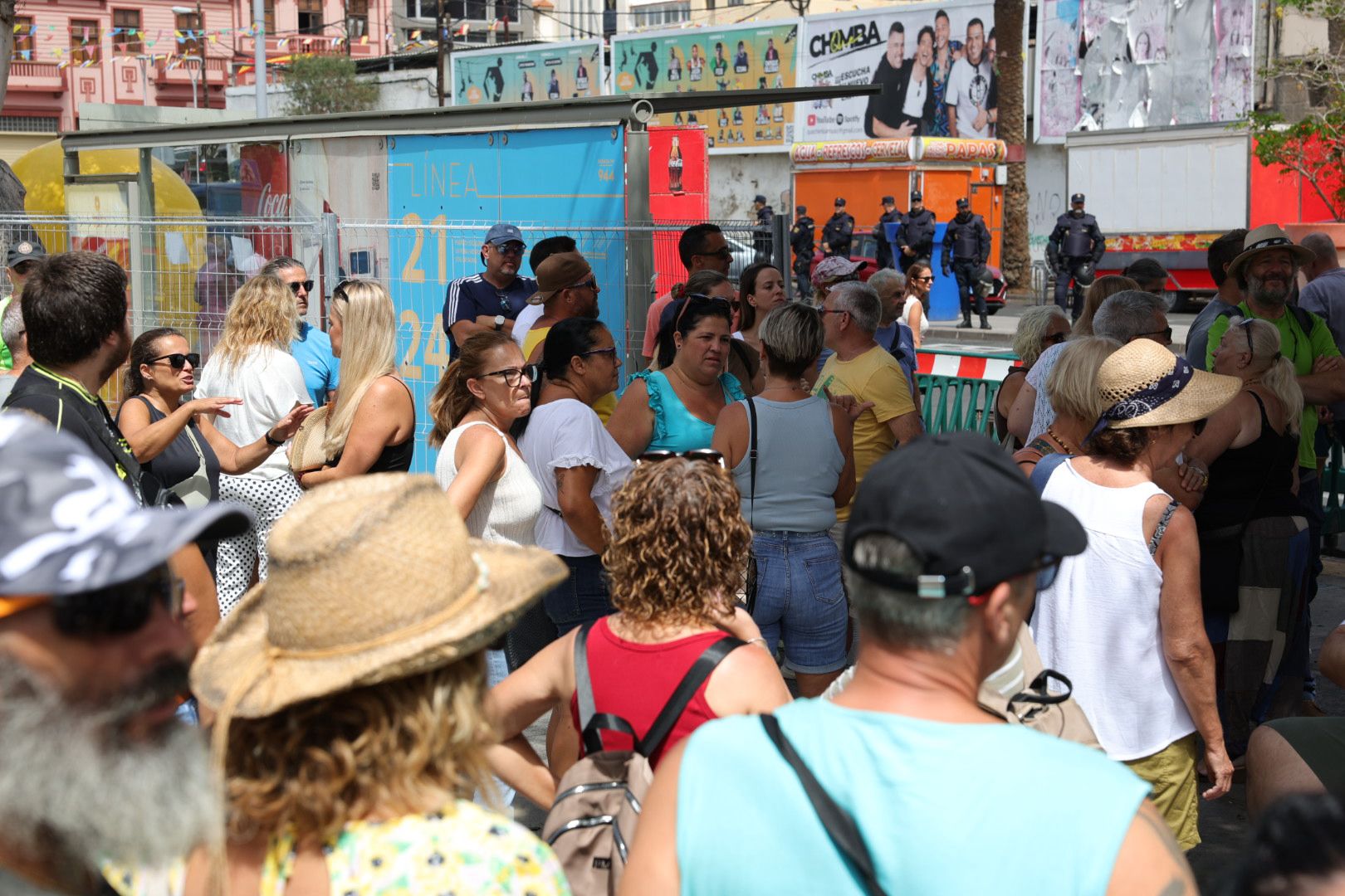 La Isleta protesta contra la inmigración