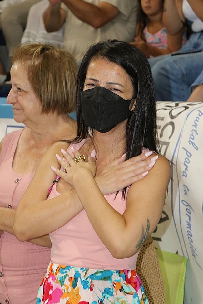 Sonia Tejera agradeció el multitudinario apoyo recibido,