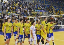 Partido del Guaguas de la temporada pasada al calor de su afición en el Arena.