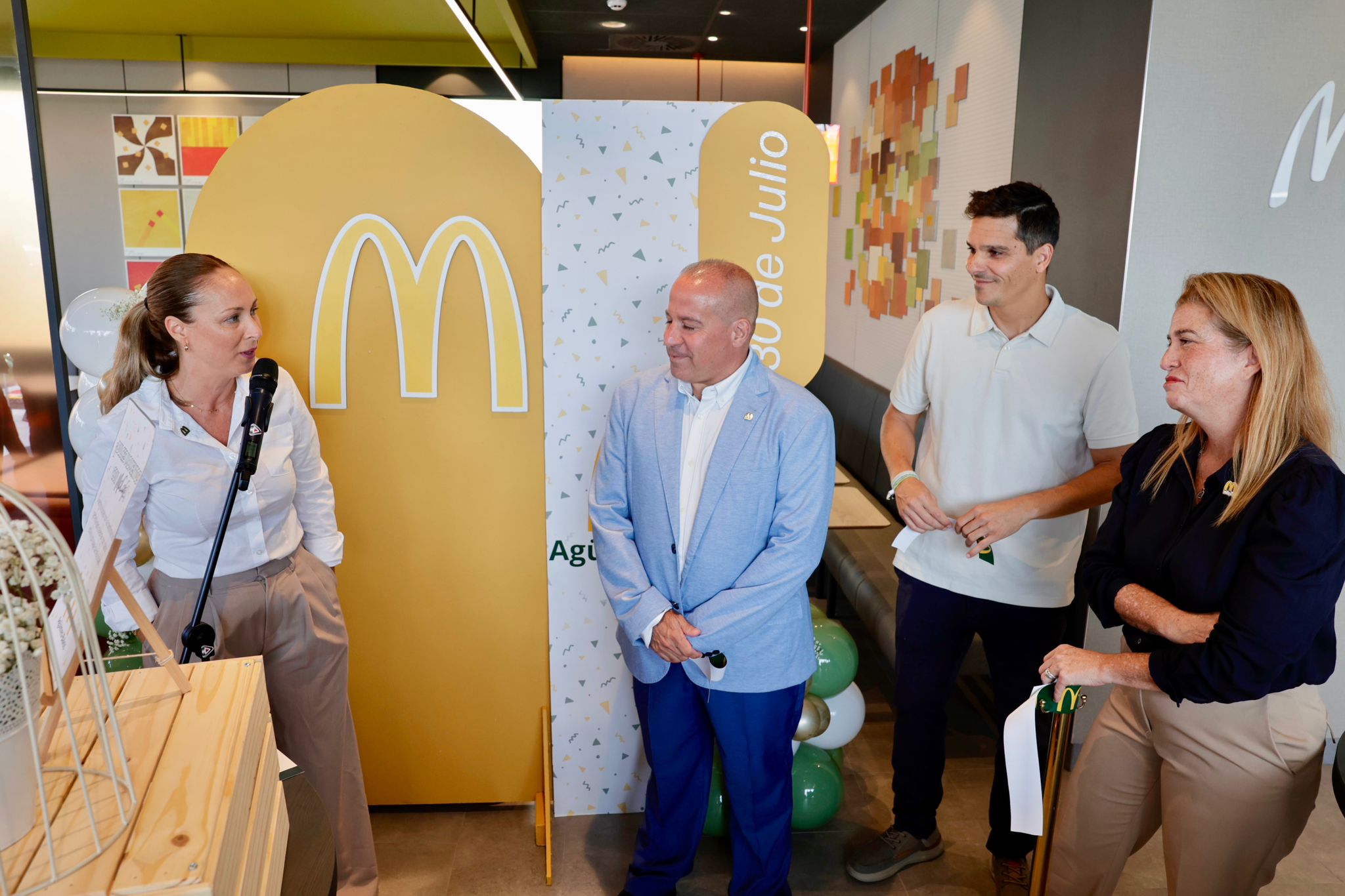 Así fue la inauguración de McDonald&#039;s en Agüimes