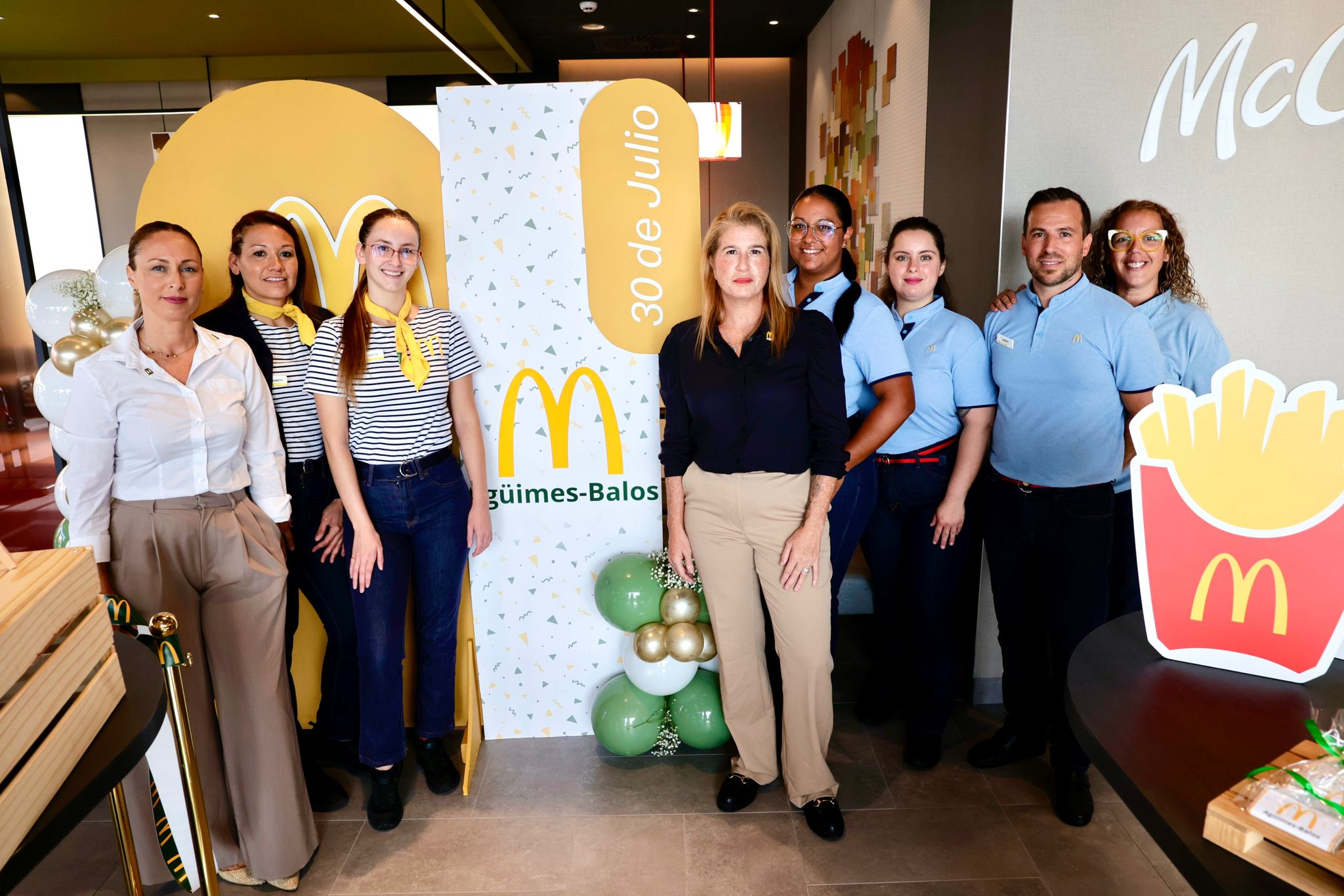 Así fue la inauguración de McDonald&#039;s en Agüimes
