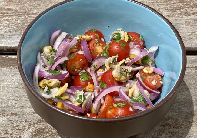 Falso ceviche de berberechos
