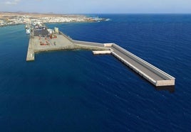 Así quedará la ampliación del puerto comercial.