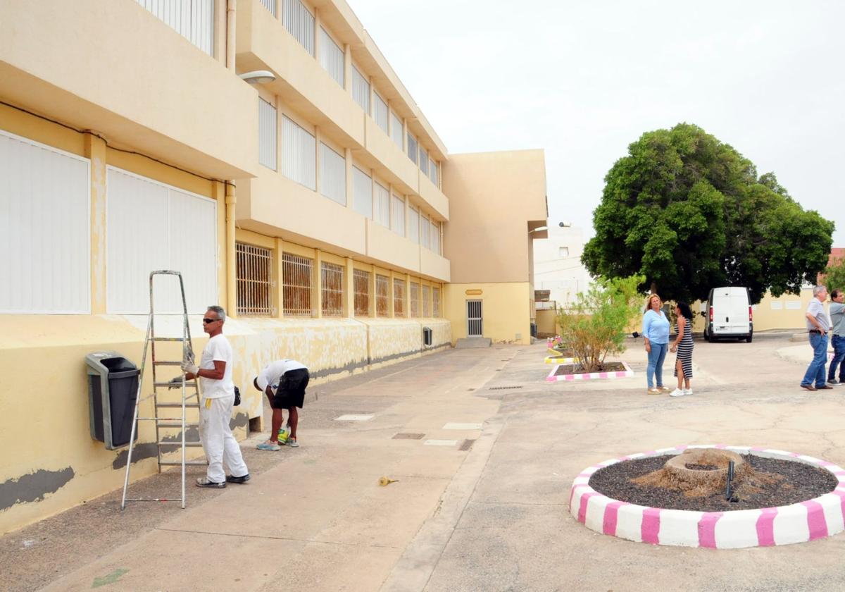 El patio del CEO de Tunte es uno de los espacios elegidos para crear islas de frescor.