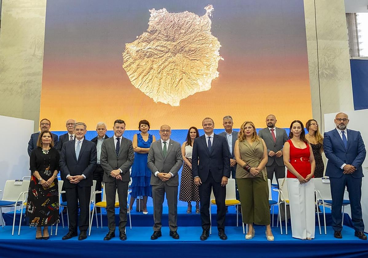 Grupo de gobierno del Cabildo de Gran Canaria, integrado por NC y PSOE.