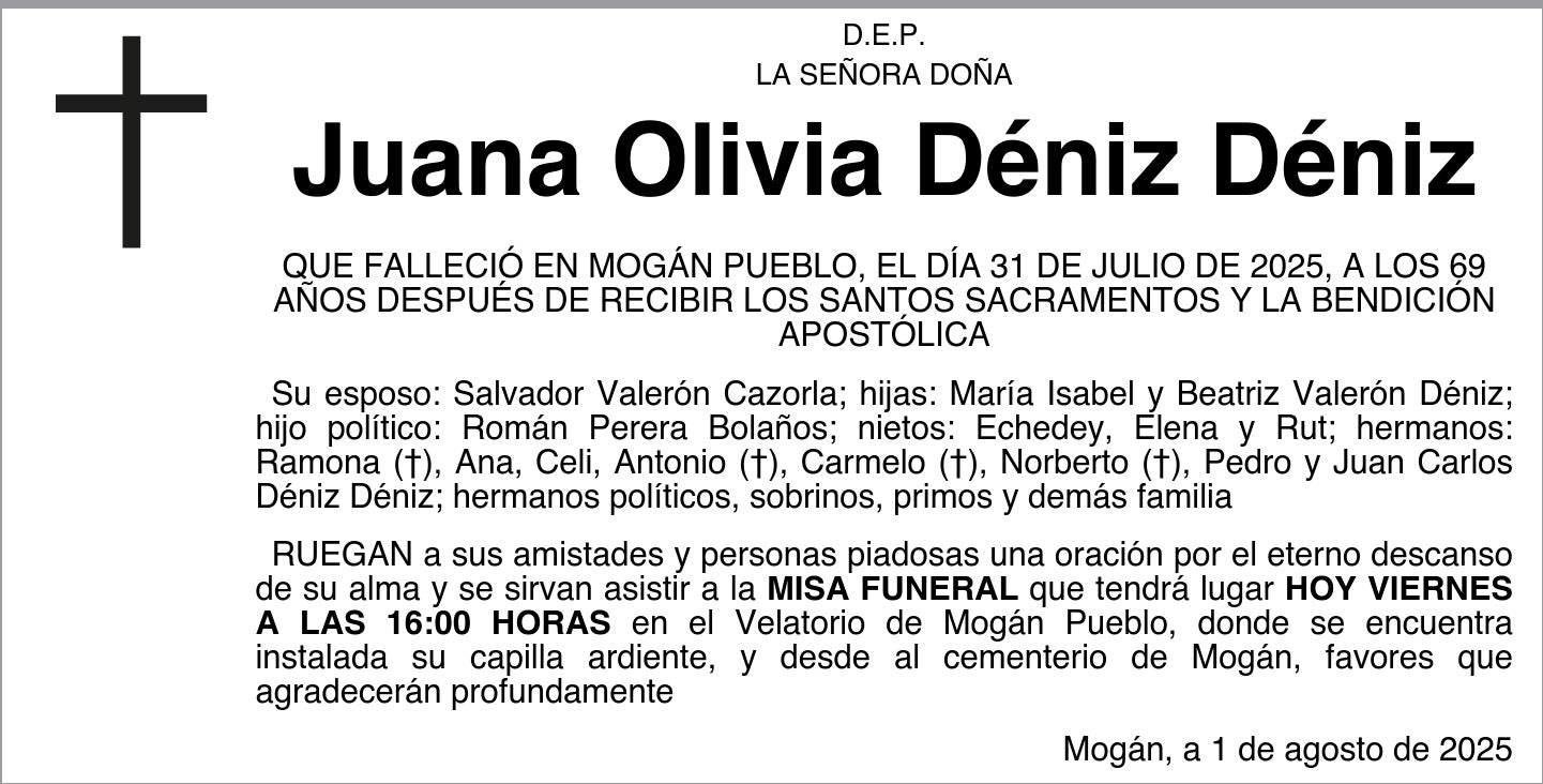 Juana Olivia Déniz Déniz