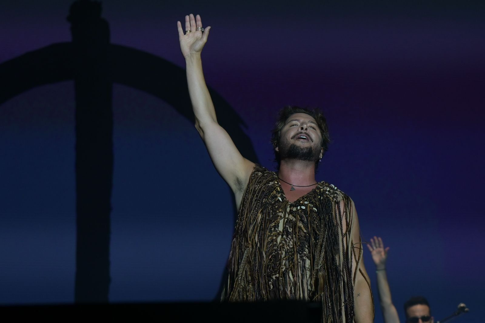 Manuel Carrasco durante su actuación en el Canarias People Fest.