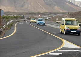 Imagen de archivo de la carretera de Antigua.