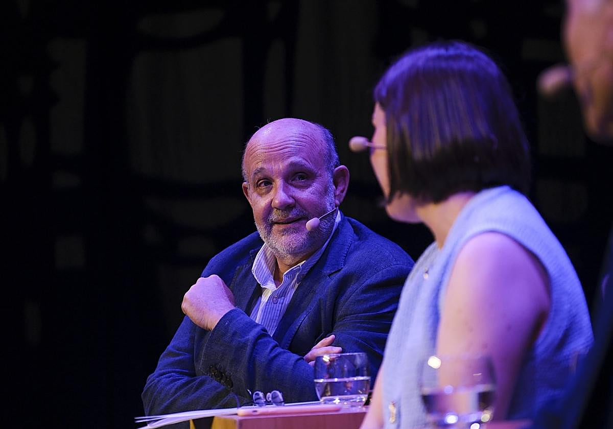 Jorge Perdigón y Migdalia Machín, el pasado 28 de julio, presentando el 42º Festival de Música.