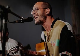 Ibaute, en un instante de uno de sus conciertos.