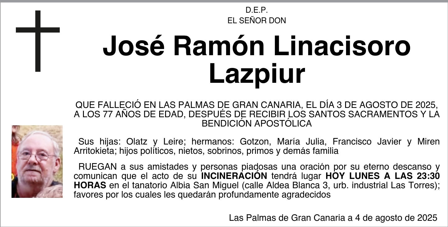 José Ramón Linacisoro Lazpiur