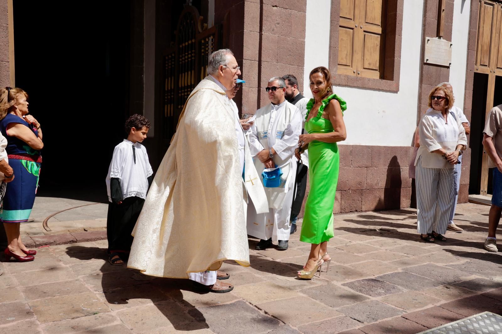 Así lució la procesión del Encuentro en Agaete