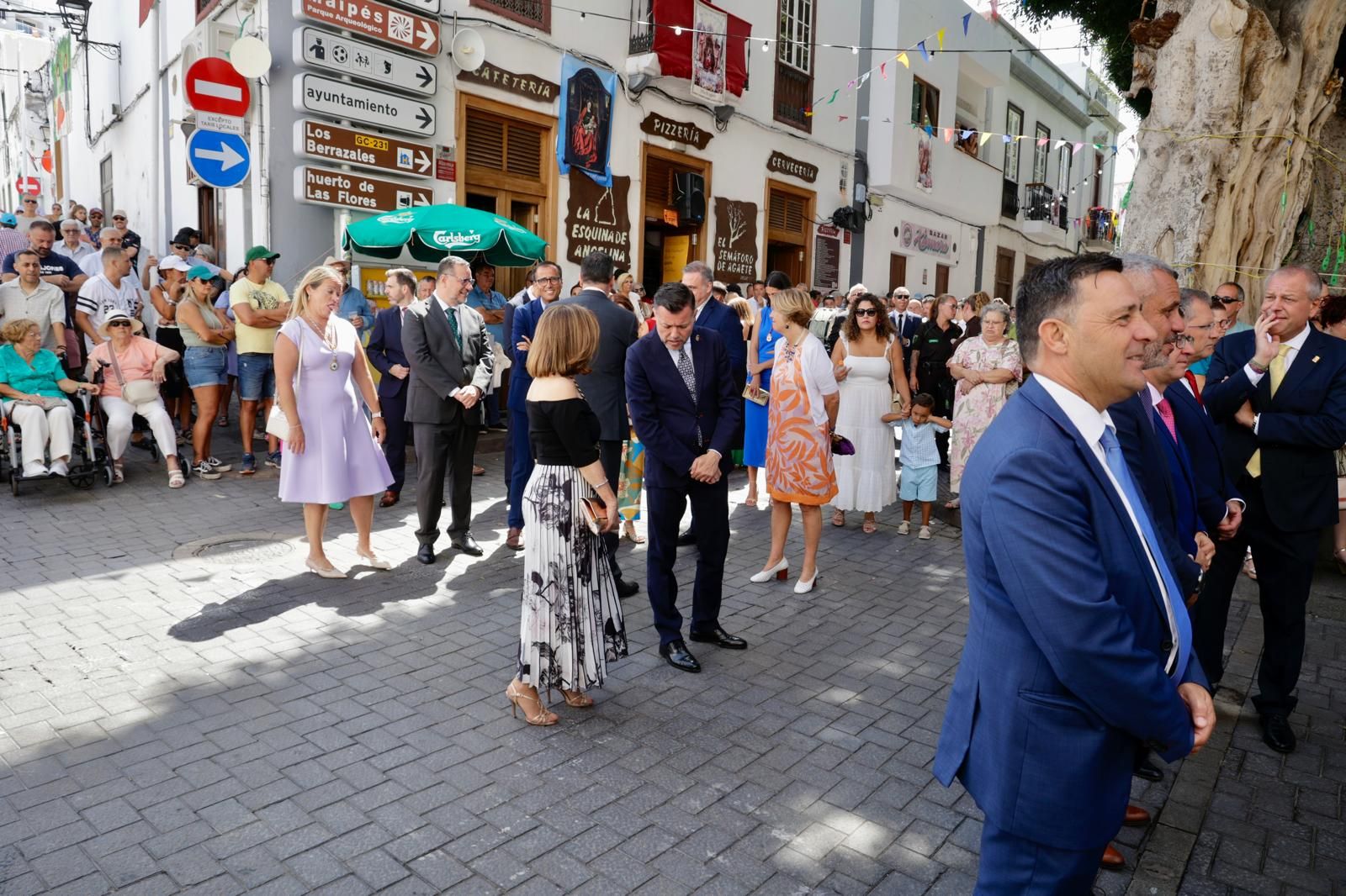 Así lució la procesión del Encuentro en Agaete