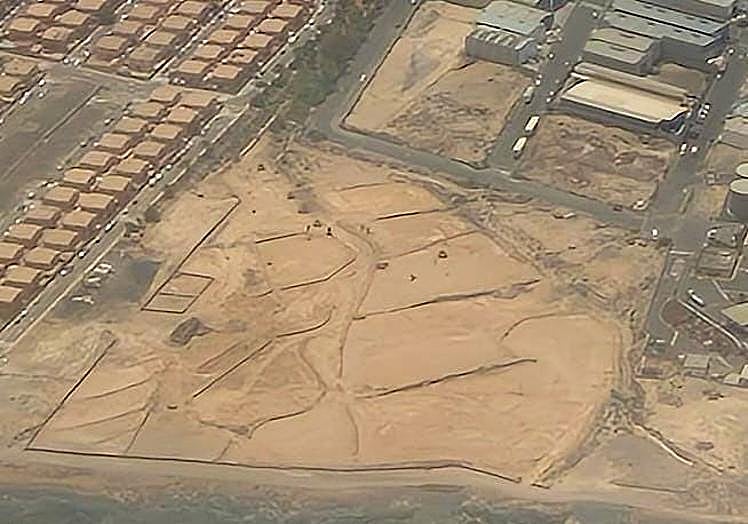 La retirada de los matos permitió descubrir el trazado original de las gavias de la finca municipal de La Hondura.