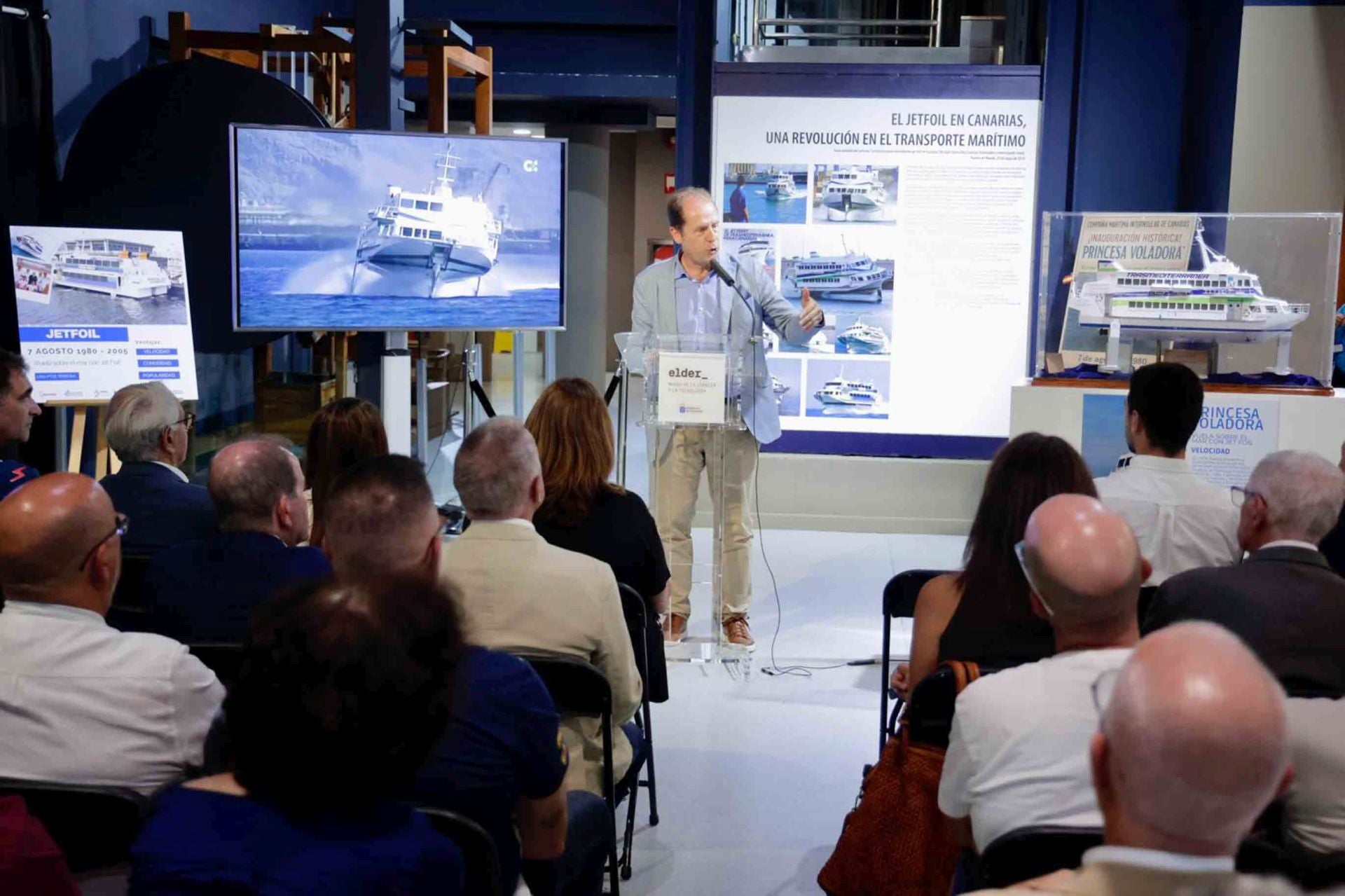 El aniversario del Jetfoil en imágenes