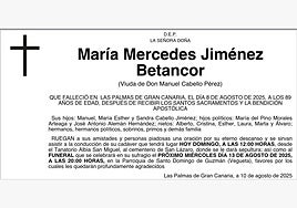María Mercedes  Jiménez Betancor