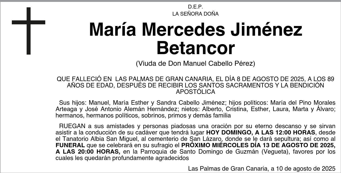 María Mercedes Jiménez Betancor
