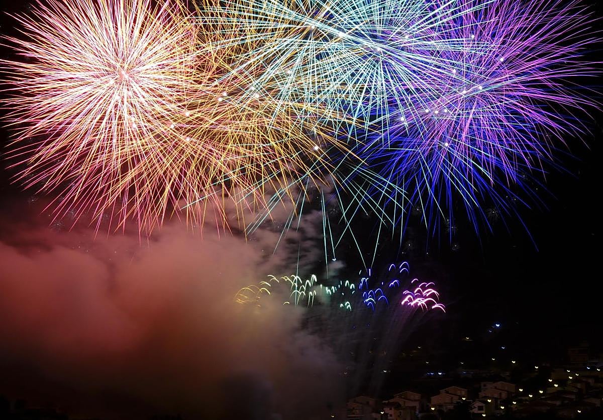 El calor de los fuegos de San Lorenzo.