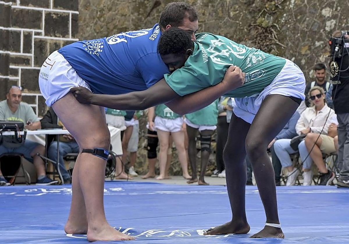 Imagen de una luchada.