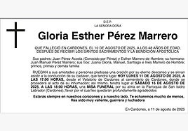 Gloria Esther Pérez Marrero