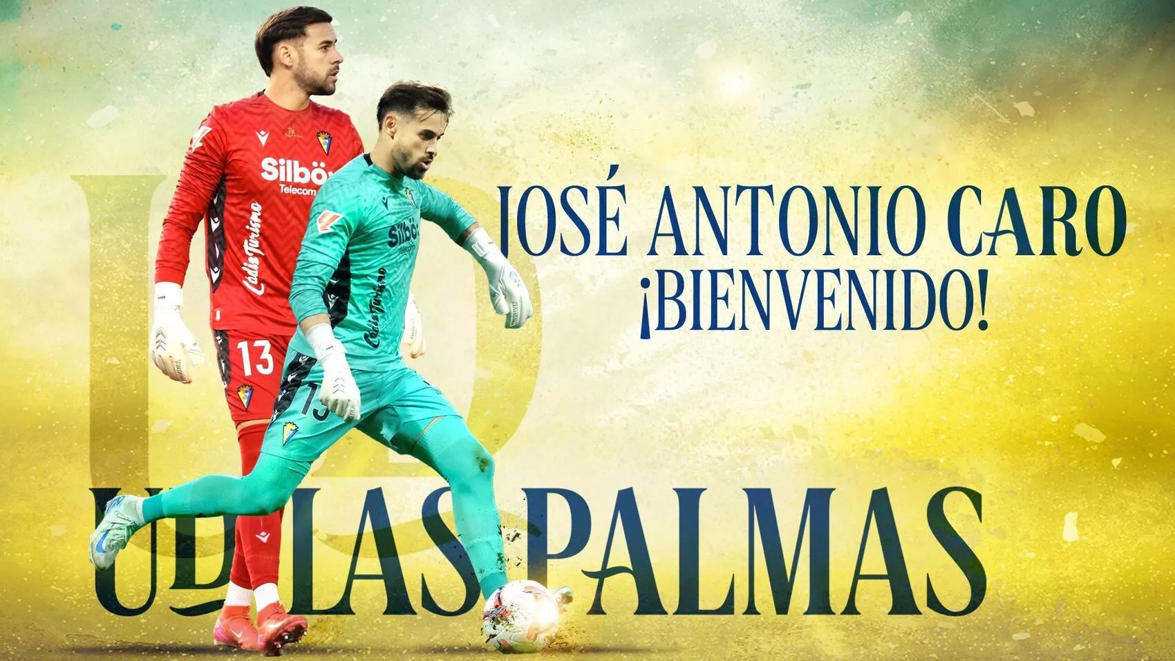 Imagen de la bienvenida de la UD Las Palmas al nuevo fichaje.